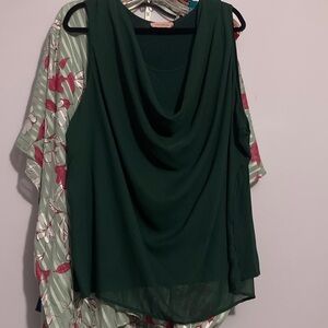 Elegant Green Women's Blouse